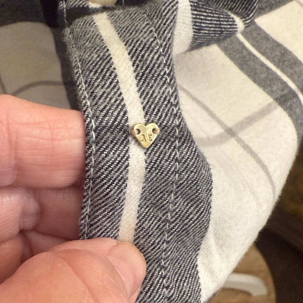 American Eagle Outfitters Flannel Checkered Button Down Shirt - Picture 7 of 12